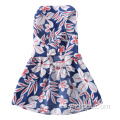 Vestidos para perros Pet floral con flores vestido elegante